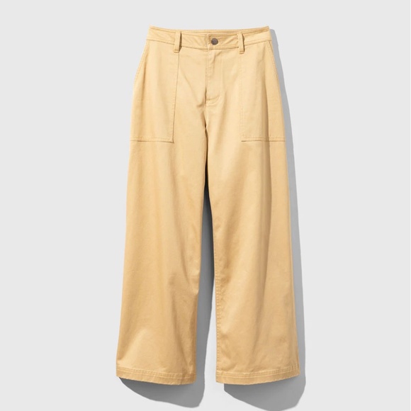 United By Blue Pants - NWT United by Blue Organic Twill Wide Leg Pant in Flax 6